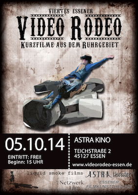 Flyer des 4. Essener Video Rodeos