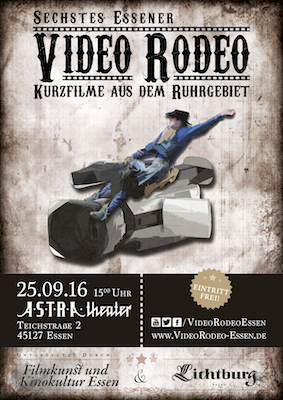 Flyer 6. Essener Video Rodeo